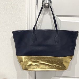 Large Leather Tote Talbots
